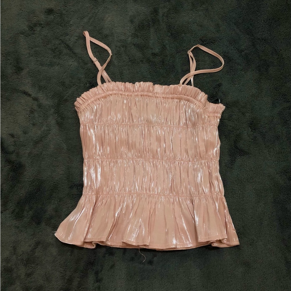 Forever 21 ribbed pink top